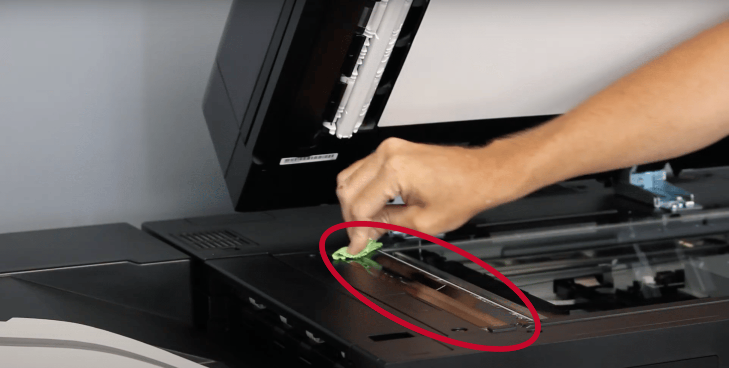 How to Clean the Slit Glass on Kyocera TASKalfa Copiers